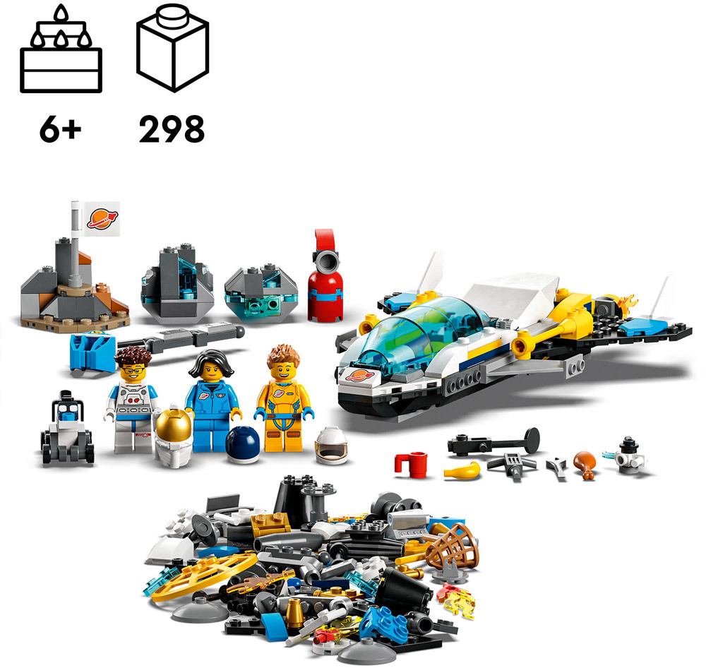 LEGO® City 60354 - Erkundungsmissionen zum und besten entdecken - Jetzt Weltraum vergleichen! im Preis